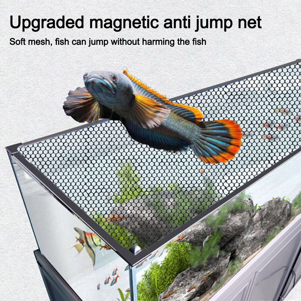 Aquarium Fish Net - Прочная магнитная крышка для аквариума, сетчатая