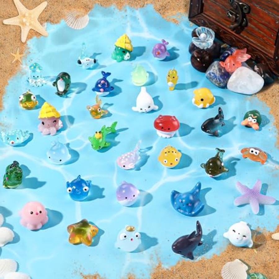 Aquarium Fish Japan - Миниатюрные фигурки морских животных из смолы,