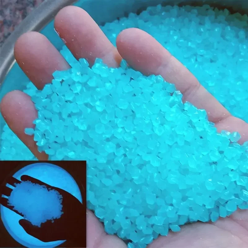Aquarium Fish Guppy - 1000 шт. 3-5 мм светящийся песок,