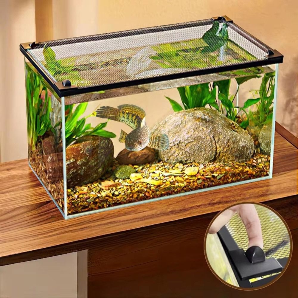 Aquarium Fish Net - Прочная магнитная крышка для аквариума, простая