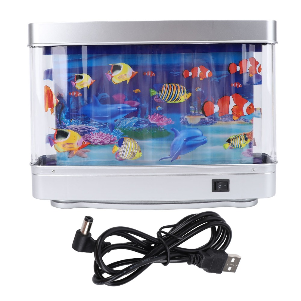 Aquarium Fish Exotic - ​ Расслабляющий ​ Светодиодный поддельный аквариум,