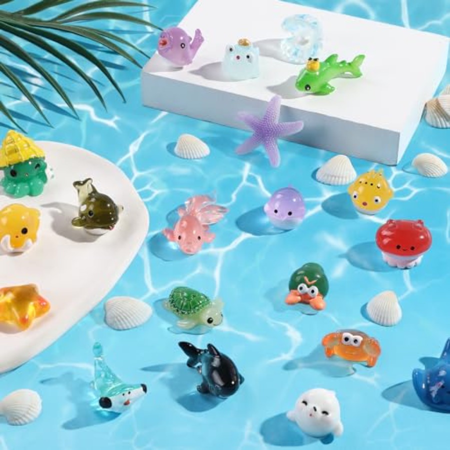 Миниатюрные фигурки морских жи – обзор и цена Aquarium Fish Japan