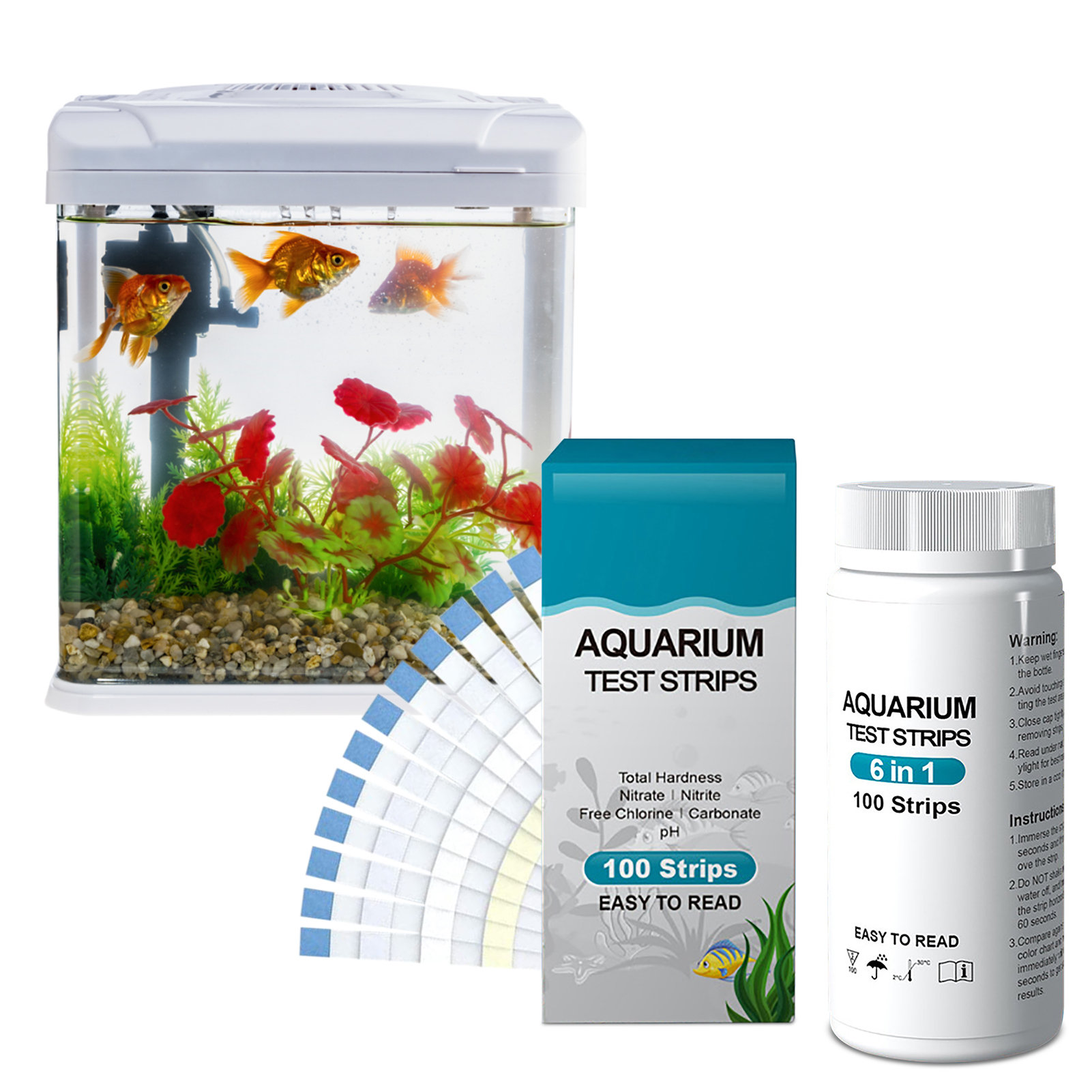 Тест-полоски 6 в 1 для определ – обзор и цена Aquarium Fish In Pond