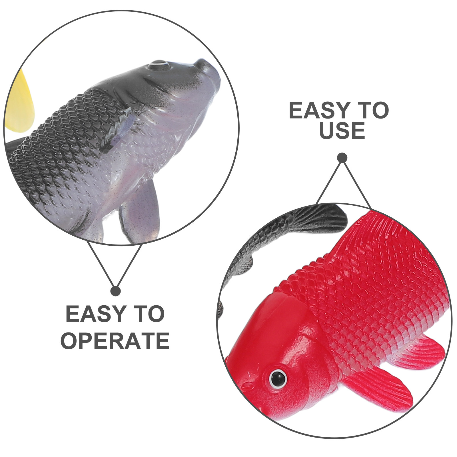 Набор из 3 реалистичных пласти – обзор и цена Aquarium Fish In Pond