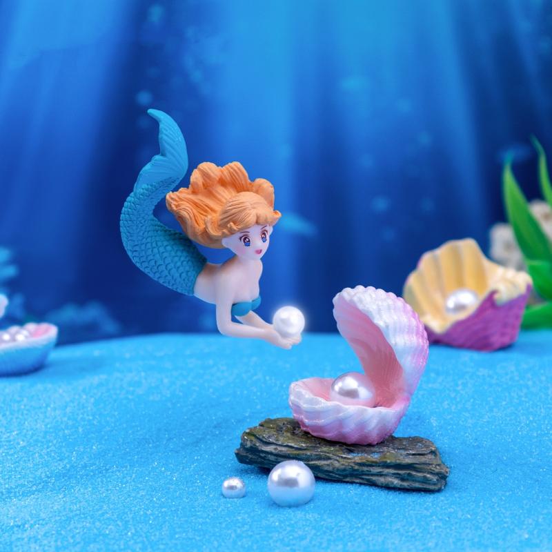 Набор из 4 пластиковых миниатю – обзор и цена Aquarium Fish Cartoon