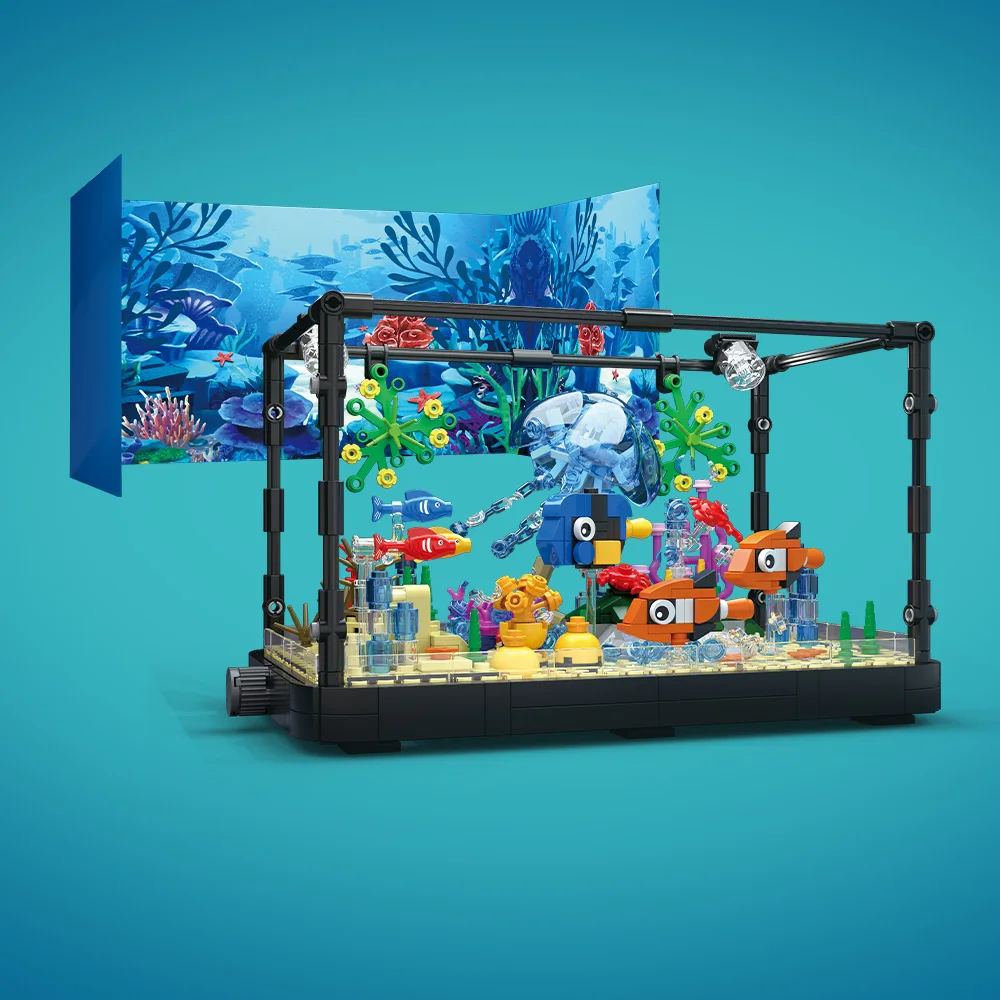 Набор строительных блоков для  – обзор и цена Aquarium Fish Guppy