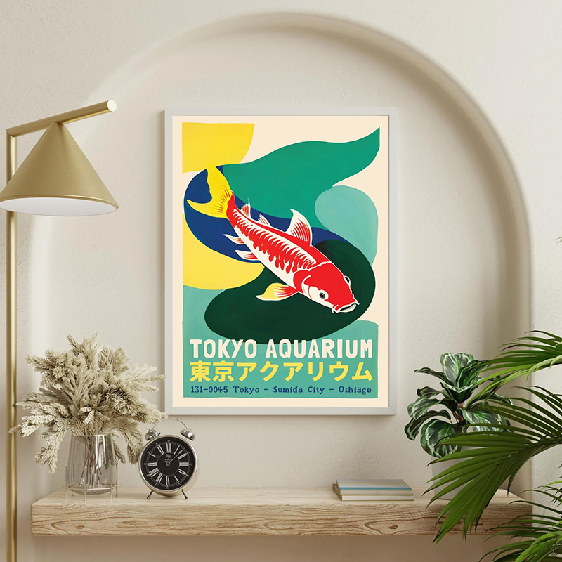 Японский эстетический постер с – обзор и цена Aquarium Fish Japan