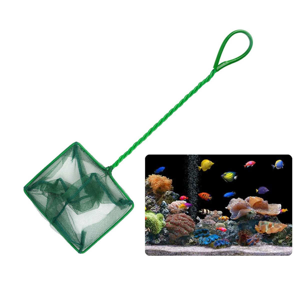 3~10 дюймов портативный нейлон – обзор и цена Aquarium Fish Net