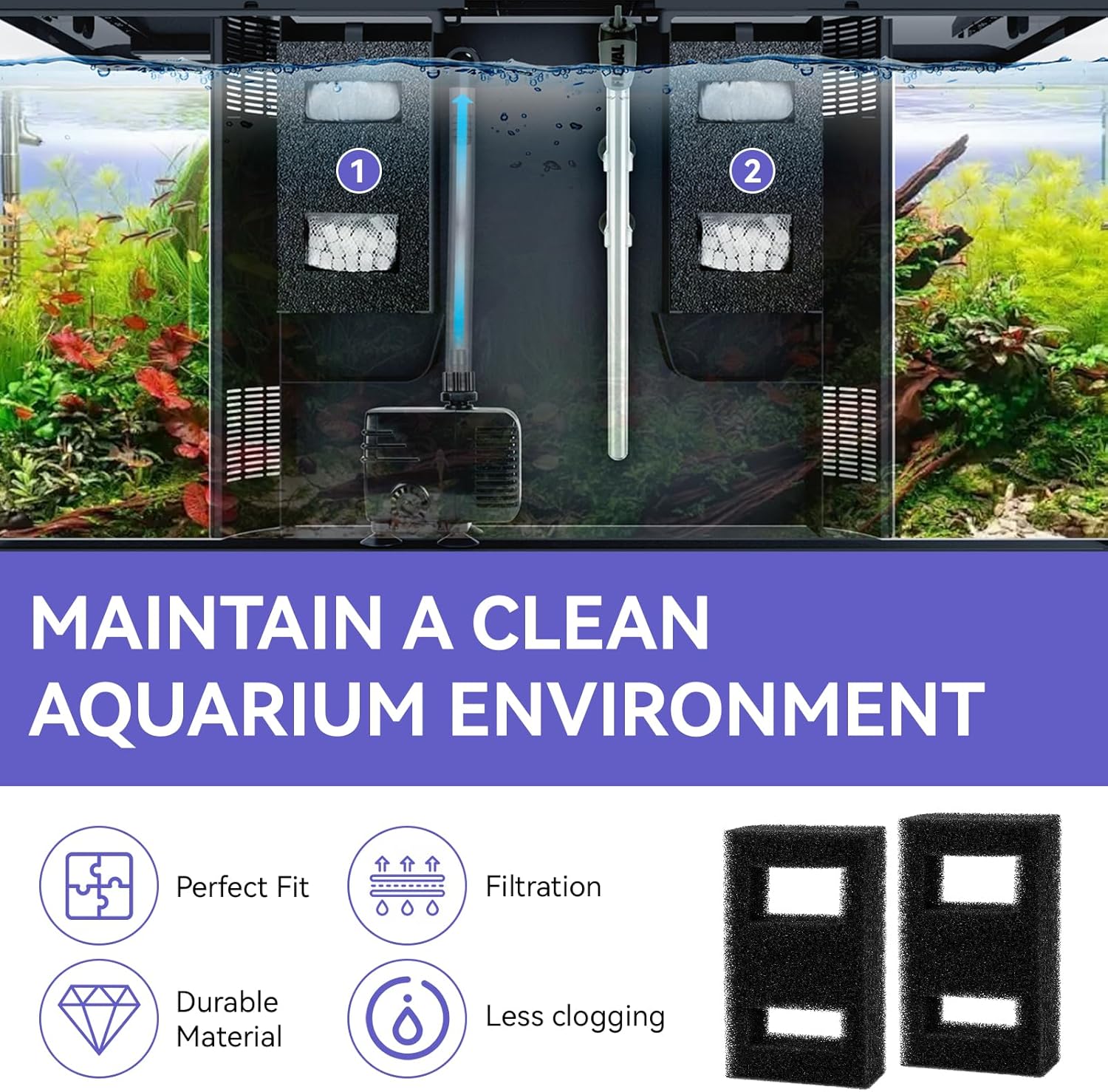 Совместимый поролоновый фильтр – обзор и цена Fluval Aquarium Spec
